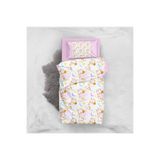 Monohome Pink Giraffe 3D Pamuk Saten Bebek 100x150 cm Nevresim Takımı