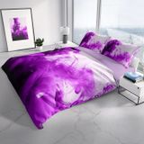 Monohome Purp 3D Renkli Çift Kişilik 200x220 cm Nevresim Takımı