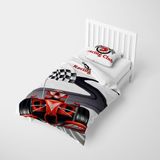Monohome Racer 3D Pamuk Saten Çocuk 160x220 cm Nevresim Takımı