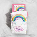 Monohome Rainbow Girls 3D Pamuk Saten Bebek Nevresim Takımı