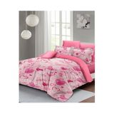 MONOHOME Sevgililer Günü Çift Kişilik Nevresim Takımı Özel Dokuma Pamuk Saten Stay Pink, MONOHOME24970