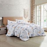 Monohome Soft Floral Luxury Pamuk Saten Çift Kişilik Nevresim Takımı
