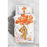 MONOHOME Tatlı Ayı 3D Pamuk Saten Bebek Nevresim Takımı 100x150, monohome3008