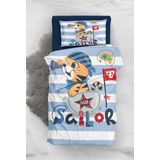 Monohome Tige Sailor 3d Pamuk Saten Bebek Nevresim Takımı