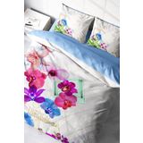 Monohome Viola 3D Dijital Baskılı Renkli Çift Kişilik 200x220 cm Nevresim Takımı