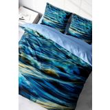 Monohome Wavy Sea 3D Pamuk Saten Çift Kişilik 200x220 cm Nevresim Takımı