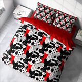 Monohome Woman Patern 3D Pamuk Saten Çift Kişilik 200x220 cm Nevresim Takımı