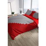 Monohome Woven Heart 3D Pamuk Saten Çift Kişilik 200x220 cm Nevresim Takımı