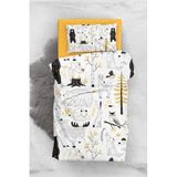 MonoHome Yellow Animals 3d Pamuk Saten Bebek Nevresim Takımı monohome1795