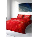 MONOHOME Yılbaşı Nevresim Takımı Merry Christmas Kırmızı Çift Kişilik, monohome1030HF