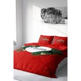 MONOHOME Yılbaşı Nevresim Takımı Merry Christmas Snowball Çift Kişilik, monohome1191HF