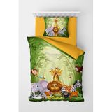 MONOHOME Zoo 3D Pamuk Saten Çocuk Nevresim Takımı 160x220, monohome1863
