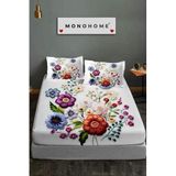 MONOHOME%100 Pamuk Lastikli Çift Kişilik Çarşaf Takımı 180x200, MONOHOME82433