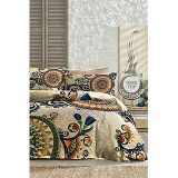 MONOHOME%100 Pamuk Saten Çift Kişilik Nevresim Takımı Authentic, MONOHOME40253
