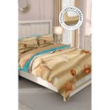 MONOHOME%100 Pamuk Saten Çift Kişilik Nevresim Takımı Beach Stars, MONOHOME33248