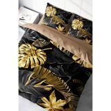 MONOHOME%100 Pamuk Saten Çift Kişilik Nevresim Takımı Black Casual, MONOHOME39318
