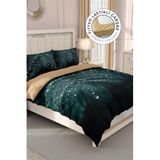 MONOHOME%100 Pamuk Saten Çift Kişilik Nevresim Takımı Drop Leave, MONOHOME33187