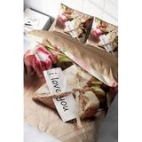 MONOHOME%100 Pamuk Saten Çift Kişilik Nevresim Takımı Love You, MONOHOME39356