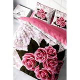 MONOHOME%100 Pamuk Saten Çift Kişilik Nevresim Takımı Rose-1008, MONOHOME40031