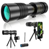 Monoküler Teleskop, 300X HD Yüksek Çözünürlük, 20 Km Görüş Mesafesi, 40 mm Objektif Lens Çapı, 10-300x Büyütme Kapasitesi, Gece Görüşü Destekli, Tripod ve Taşıma Çantalı Profesyonel Monoküler Dürbün