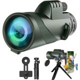 Monoküler Teleskop, 80x100 Full HD Yüksek Çözünürlük, 10 Km Görüş Mesafesi, 52 mm Objektif Lens Çapı, Gece Görüş Destekli, Tripod ve Taşıma Çantalı, Telefon Tutuculu Profesyonel Monoküler Dürbün