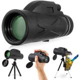 Monoküler Teleskop, 80x100 FullHD Yüksek Çözünürlük, 10 Km Görüş Mesafesi, 52 mm Objektif Lens Çapı, Gece Görüş Destekli, Tripod ve Telefon Tutuculu, Taşıma Çantalı Profesyonel Monoküler Dürbün