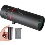 Monoküler Teleskop, Full HD Yüksek Çözünürlük, 1000 m Görüş Mesafesi, 25 mm Objektif Lens Çapı, 100x25 Tek Gözlü Çift Netlik Ayarlı, 1000m/40m Görüş Açısı, Taşıma Çantalı Profesyonel Monoküler Dürbün