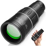 Monoküler Teleskop, Full HD Yüksek Çözünürlük, 2 Km Görüş Mesafesi, 52 mm Objektif Lens, Gece Görüş Destekli, 30x52 Çift Netlik Ayarlı El Dürbünü,1000M/40M Görüntü, Taşıma Çantalı Monoküler Dürbün