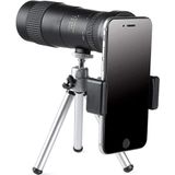 Monoküler teleskop profesyonel zoom, 8 – 40 x 40, güçlü, taşınabilir teleskop, düşük uzunlukta, kamp için