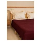 Monolisse %100 Pamuk 4 kat Müslin Battaniye Takımı Çift Kişilik Bordo 200 x 230 cm