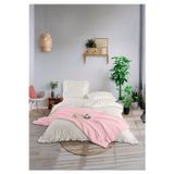 Monolisse %100 Pamuk 4 kat Müslin Çift Kişilik Yatak Örtüsü Pembe 200 x 230 cm
