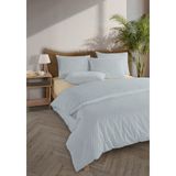 Monolisse Chıc %100 Pamuk Ranforce Akay Açık Mavi Ipliği Boyalı Nevresim Takımı Çift Kişilik - 200X220 cm - 200 x 220 cm