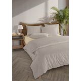 Monolisse Chıc %100 Pamuk Ranforce Akay Bej Ipliği Boyalı Nevresim Takımı Çift Kişilik - 200X220 cm - 200 x 220 cm