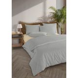 Monolisse Chıc %100 Pamuk Ranforce Akay Koyu Gri Ipliği Boyalı Nevresim Takımı Çift Kişilik - 200X220 cm - 200 x 220 cm