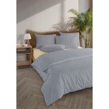 Monolisse Chıc %100 Pamuk Ranforce Akay Lacivert Ipliği Boyalı Nevresim Takımı Çift Kişilik - 200X220 cm - 200 x 220 cm
