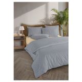 Monolisse Chıc %100 Pamuk Ranforce Akay Lacivert Ipliği Boyalı Nevresim Takımı Çift Kişilik - 200x220 cm