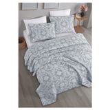 Monolisse Gala Jakarlı Yatak Örtüsü Seti Çift Kişilik İndigo 230x240 cm