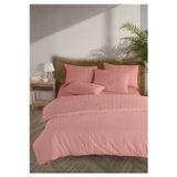 Monolisse Line %100 Pamuk Ranforce Akay Kırmızı Ipliği Boyalı Nevresim Takımı Çift Kişilik - 200x220 cm