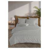 Monolisse Line %100 Pamuk Ranforce Akay Koyu Gri Ipliği Boyalı Nevresim Takımı Tek Kişilik - 160x220 cm