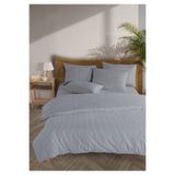 Monolisse Line %100 Pamuk Ranforce Akay Lacivert Ipliği Boyalı Nevresim Takımı Çift Kişilik - 200x220 cm