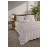 Monolisse Mira %100 Pamuk Ranforce Yezra Bej Ipliği Boyalı Nevresim Takımı Tek Kişilik - 160x220 cm