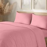 Monolisse Organik Pamuk Akfil Nevresim Takımı Çift Kişilik 200X220 cm Pembe - 200 x 220 cm