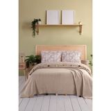 Monolisse Pamuklu Battaniye Takımı Çift Kişilik - 200X220 cm - 200 x 220 cm - Bej