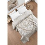 Monolisse Pamuklu Laria Jakar Yatak Örtüsü Çift Kişilik - 230X250 cm - Bej - 230 x 250 cm