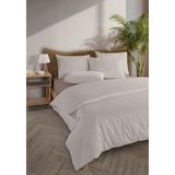 Monolisse Striped %100 Pamuk Ranforce Yezra Bej Ipliği Boyalı Nevresim Takımı Tek Kişilik - 160X220 cm - 160 x 220 cm