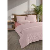 Monolisse Striped %100 Pamuk Ranforce Yezra Kırmızı Ipliği Boyalı Nevresim Takımı Çift Kişilik - 200X220 cm - 200 x 220 cm