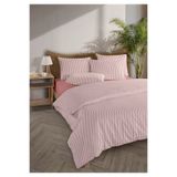 Monolisse Striped %100 Pamuk Ranforce Yezra Kırmızı Ipliği Boyalı Nevresim Takımı Tek Kişilik - 160x220 cm