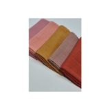 Monoor Tesettür Hijab 5'li Flamlı Pamuklu Yazma Eşarp 100X100CM - 100 x 100 cm - Sarı