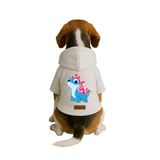 Monopetz Baskılı İçi Polarlı Köpek ve Kedi Kıyafeti & Elbisesi - Bej Renk Kapüşonlu Hoodie B269B, XS