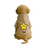 monopetz Baskılı İçi Polarlı Köpek Ve Kedi Kıyafeti & Elbisesi - Bej Renk Kapüşonlu Hoodie Bb09B 4Xl